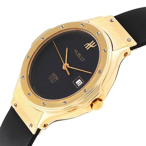 hublot mdm geneve 18k gold|vendome Hublot geneve collection.